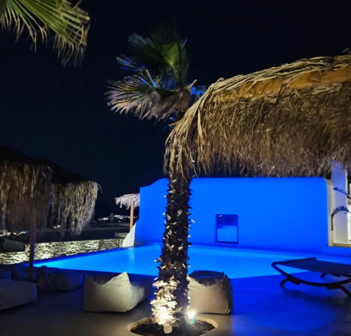 Elli Tropical Luxury Suites Sunset-Infinity Pool- Sea Side-Near Center Parking Mykonos Town Appart hôtel