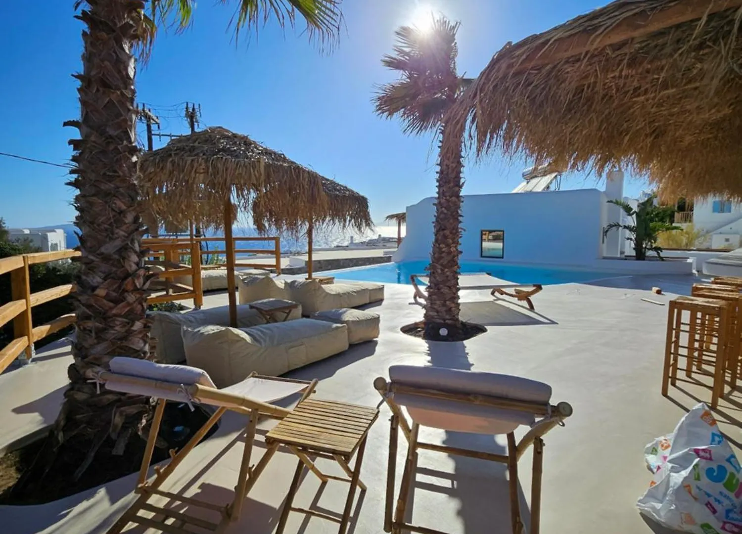 Appart hôtel Elli Tropical Luxury Suites Sunset-Infinity Pool- Sea Side-Near Center Parking Mykonos Town