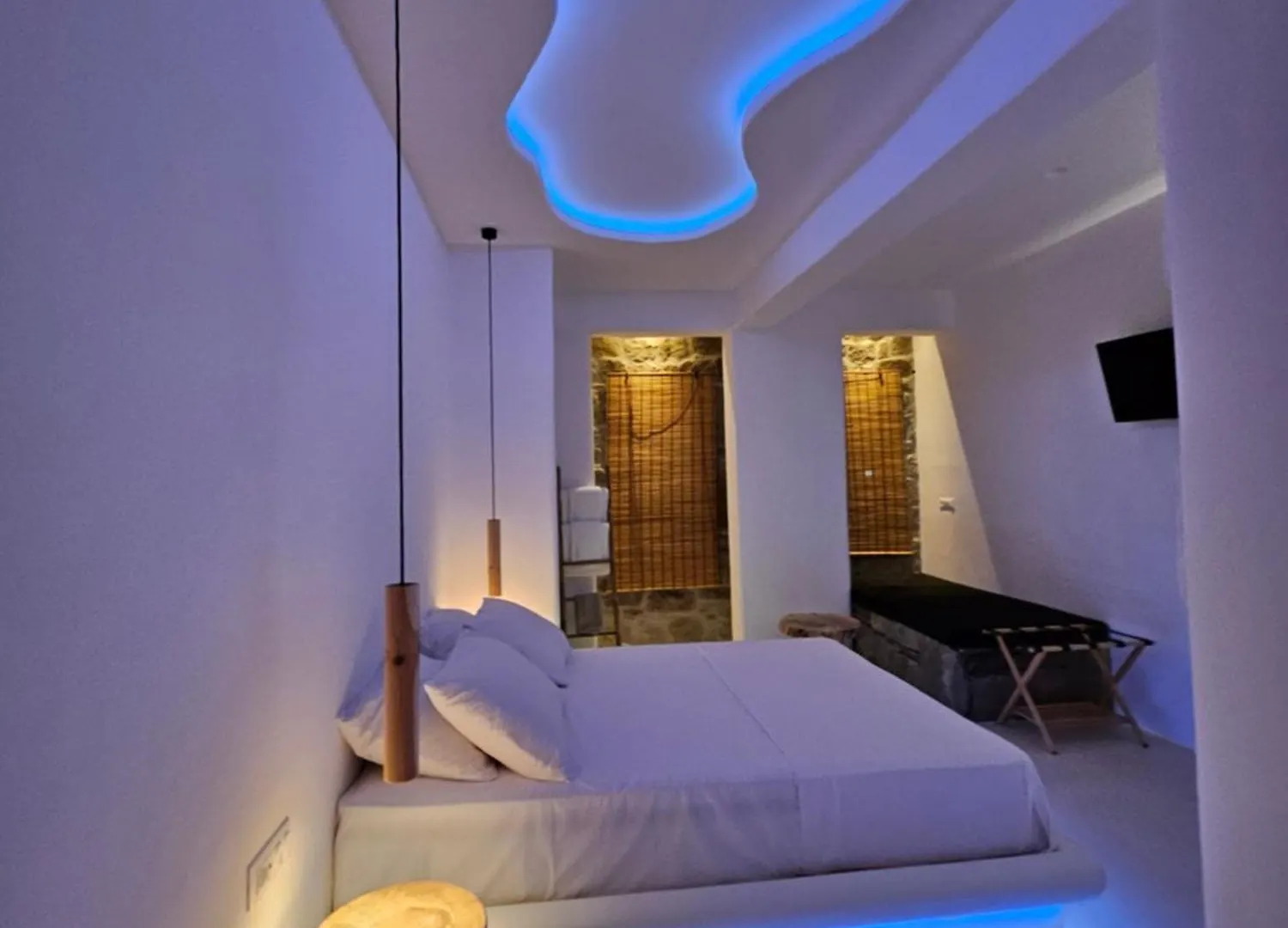 Appart hôtel Elli Tropical Luxury Suites Sunset-Infinity Pool- Sea Side-Near Center Parking Mykonos Town Grèce