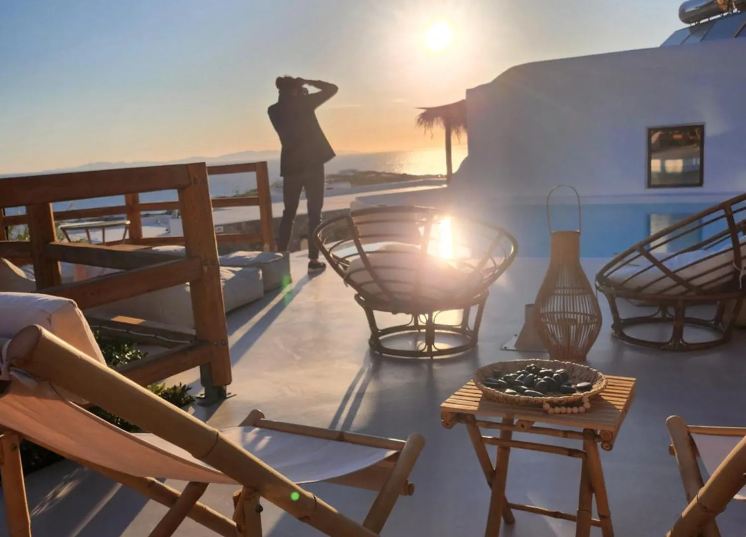Appart hôtel Elli Tropical Luxury Suites Sunset-Infinity Pool- Sea Side-Near Center Parking Mykonos Town